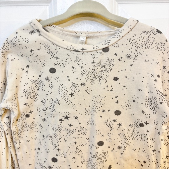 Rylee + Cru Organic Cotton Celestial Print Pajama Set GUC 8-9Y - Picture 2 of 9